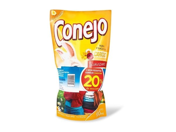 Suavizante De Ropa Conejo Caricias | Doypack 900 ml | 2 unidades #1