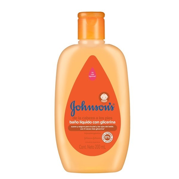  Baño Liquido Johnsons Baby de La Cabeza a Los Pies x 200 ml #1