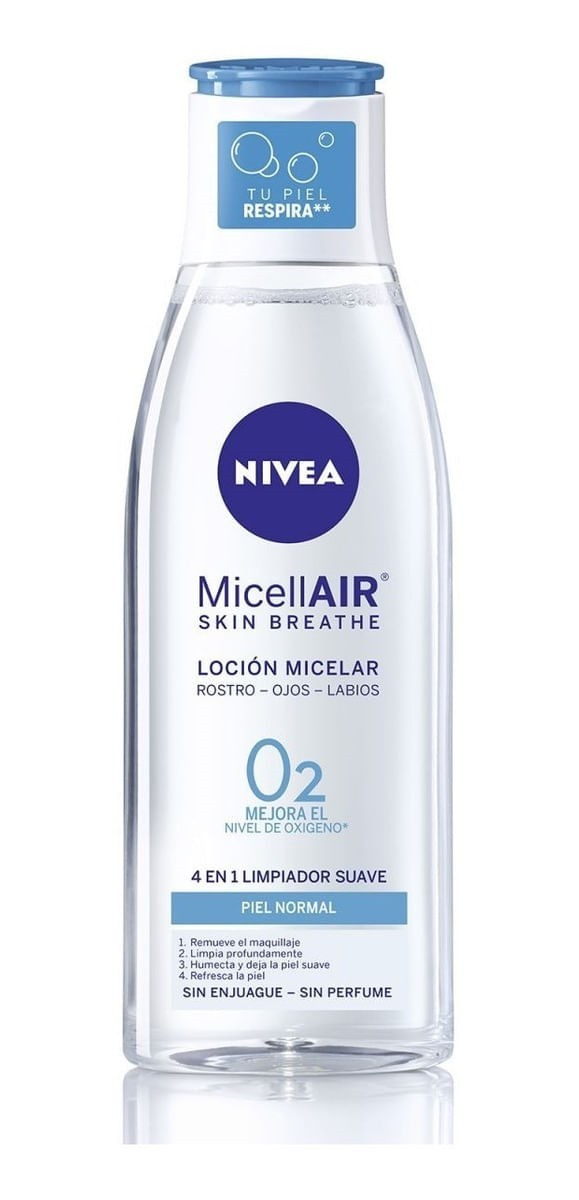 Nivea Agua Micelar  micellair Skin Breathe Para Piel Normal 200 ml