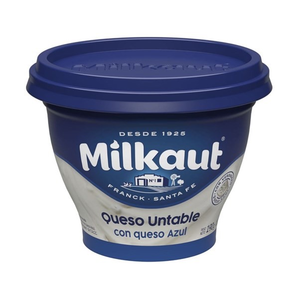 Queso Untable Milkaut Azul 190 gr #1