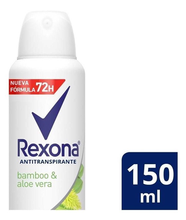 Desodorante Antitranspirante Rexona Women Bamboo Y Aloe Vera En Aerosol 150 ml alt