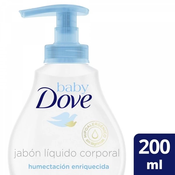 Dove Baby Jabón Líquido Humectación Enriquecida 200 ml
