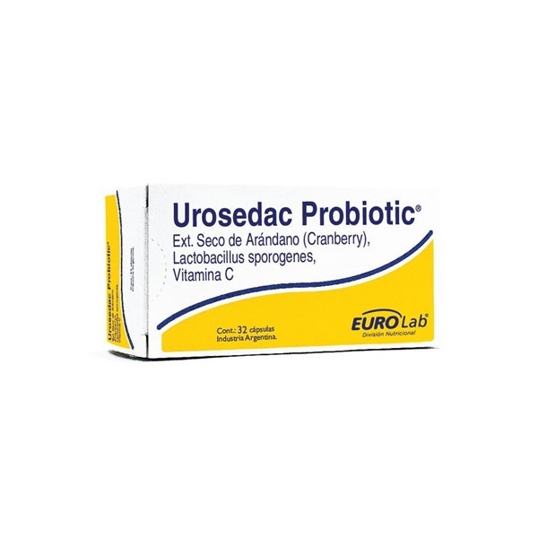 Eurolab Urosedac Probiotic Por 32 cápsulas alt