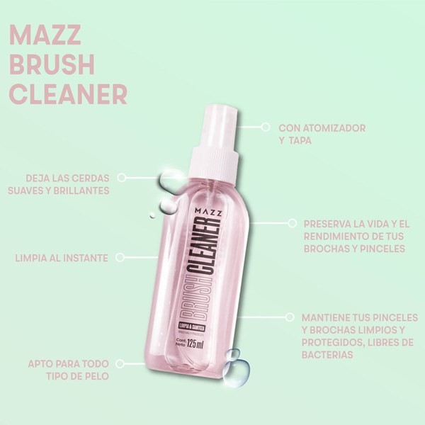 Mazz Limpiador de Brochas Y Pinceles Brush Cleaner Limpia Brochas alt