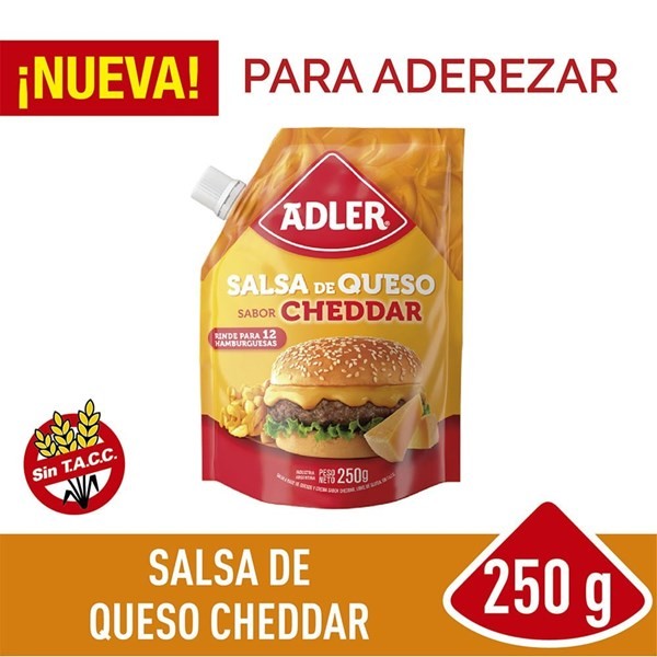 Salsa Queso Cheddar Adler 250 g #1