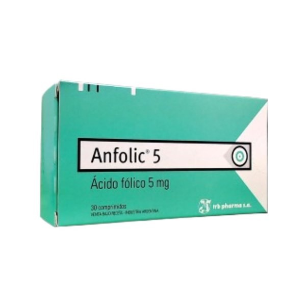 Trb-Pharma Anfolic Ácido Fólico 5 Mg x 30 Comp #1