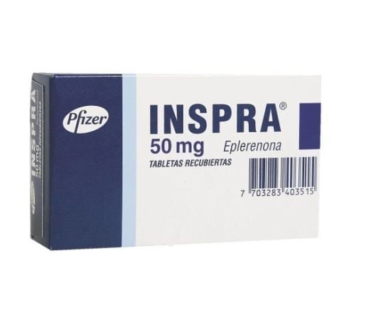 Inspra 50 mg | 20 comprimidos | Eplerenona  #1