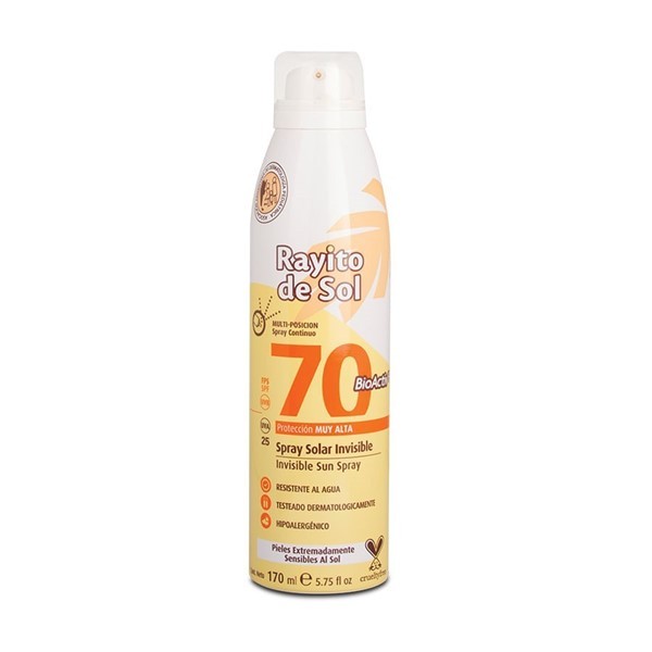 Rayito de Sol Protector Solar Spray Solar Invisible 70 Fps 170 ml #1