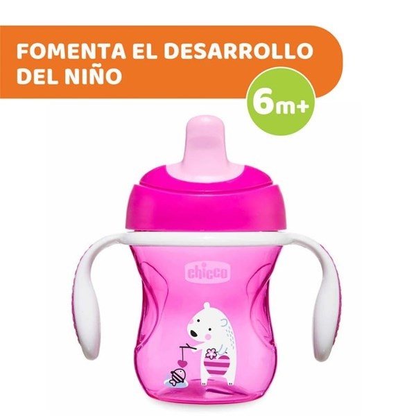 Vaso Training Nena 2 en 1 antigoteo Flujo Libre x 200ml alt