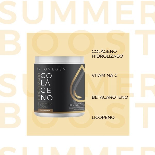 Giovegen Suplemento Colagenosummer Boost Naranja 180 gr alt