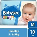 Babysec Ultra Sec Pañales Medianos Pack 10 Unidades #1