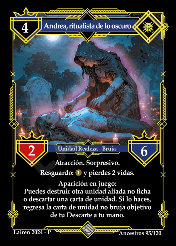 95 Andrea, Ritualista De Lo Oscuro - Coste 4 #1