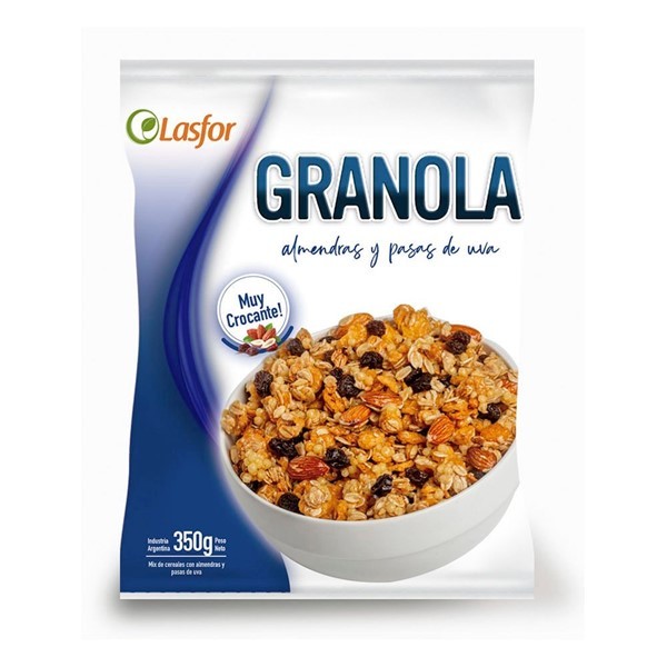 Granola Lasfor Almendras Y Pasas X350gr #1