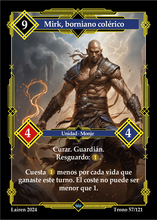 057 Mirk, Borniano Colerico 1ra Edicion - Coste 9 #1
