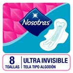 Nosotras Toallas Femeninas Ultrainvisible Tela Tipo Algodón #3