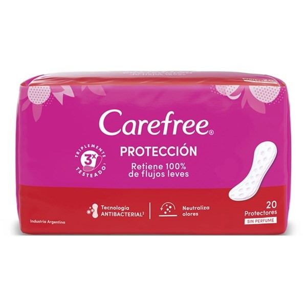 Protectores Diarios Carefree Protección Original x 20 un alt