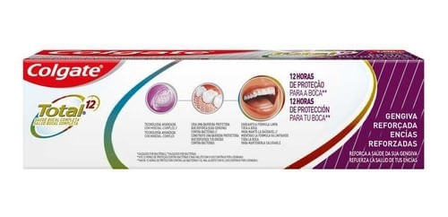 Crema Dental Colgate Total 12 Encías Reforzadas 90 gr alt