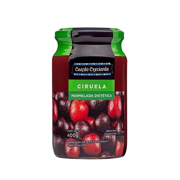 Mermelada Cuarto Creciente Diet Ciruela 400 g #1