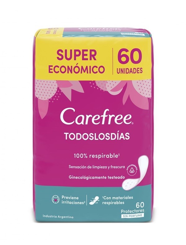 Carefree Protectores Diarios Todos Los Dias (60 Unidades) alt