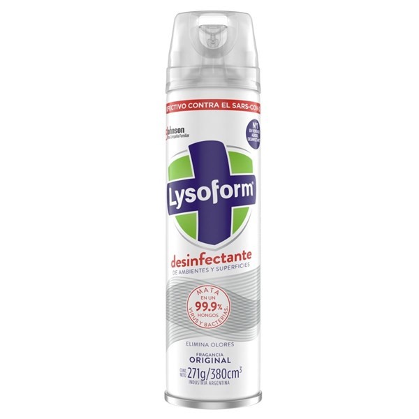 Lysoform Aerosol Desinfectante de Ambientes Original 380 ml alt