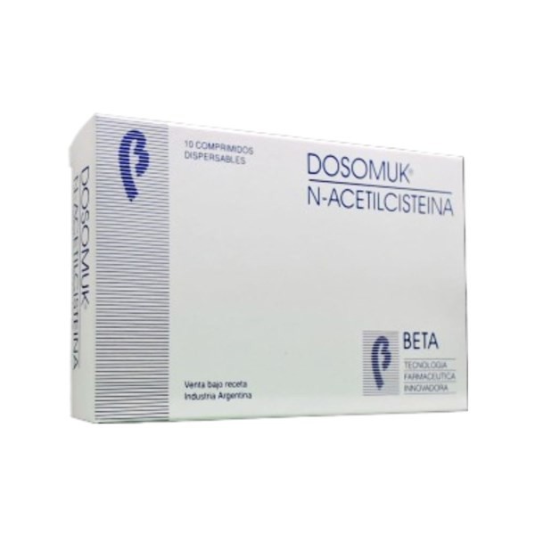Beta Dosomuk 600 Mg Acetilcisteína x 10 Comp