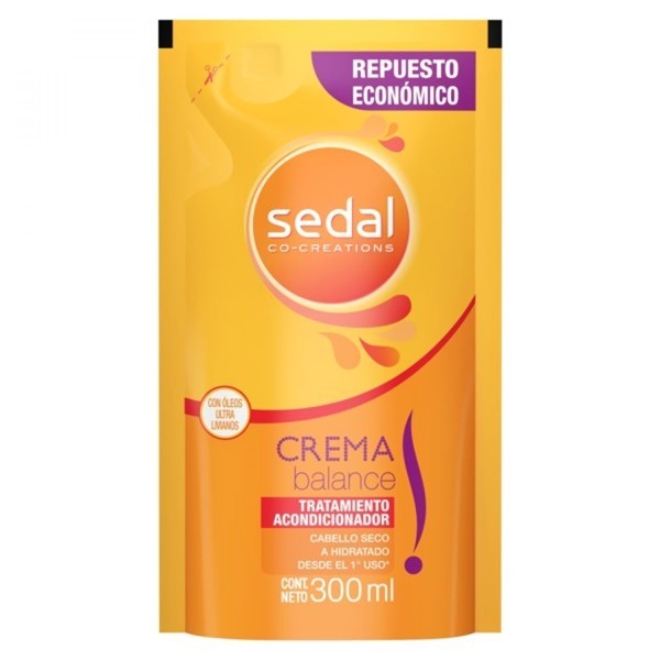 Acondicionador Sedal Crema Balance Doypack x 300 ml #1
