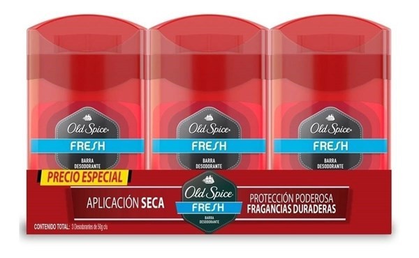 Desodorante Old Spice Fresh Para Caballero 3 Pack #1