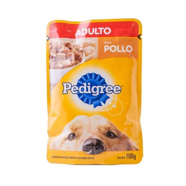 Alimento Para Perros Pedigree Pollo Pouch Adulto 100 Gr alt