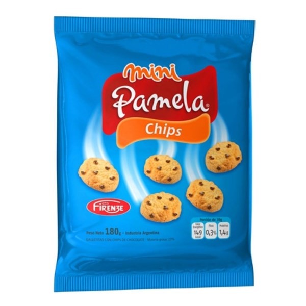 Galletas Mini Pamela Chips 180 gr #1
