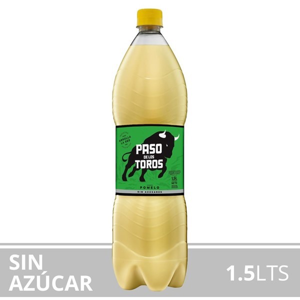 Gaseosa Paso De Los Toros Pomelo Sin Azucar  1,5lts