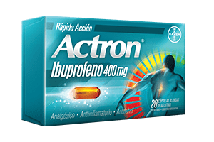 Bayer Actron Ibuprofeno 400 Mg X 20 Capsulas Blandas