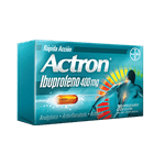 Bayer Actron Ibuprofeno 400 Mg X 20 Capsulas Blandas #1