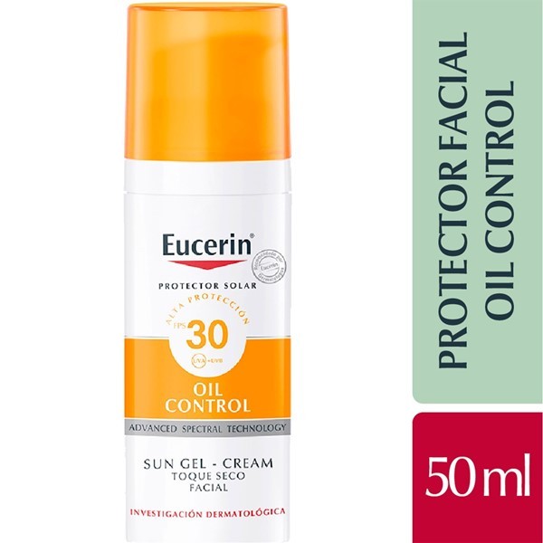 Eucerin Protector Solar Oil Control Sun Gel Toque Seco Fps30 Piel Grasa 50 ml