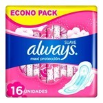 Toallitas Femeninas Always Maxi Protección Suave x 16 un #7