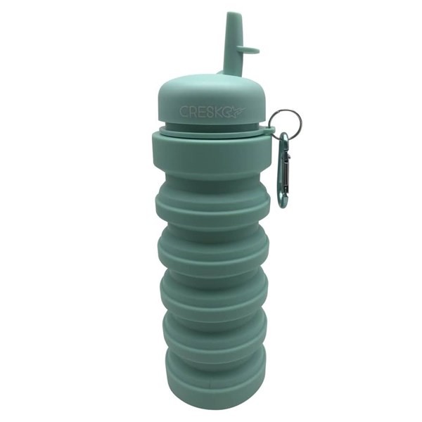Botella de Silicona Cresko Plegable Aqua x 500 ml #1