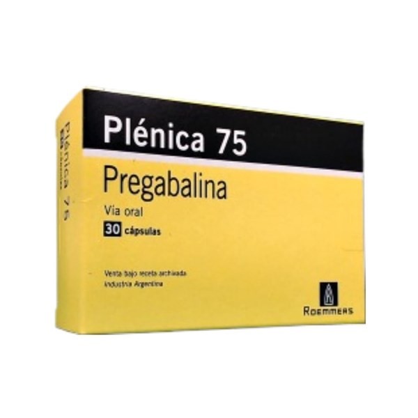 Roemmers Plenica Pregabalina 75 Mg x 30 Cáps #1