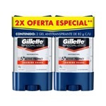 Pack Antitranspirante En Gel Gillette Men Clear Training 82 G 2 Unidades #1