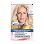 Kit Tintura Excellence Creme Triple Cuidado x 47 g Color 123 Rubio Ultra Claro Dorado #1