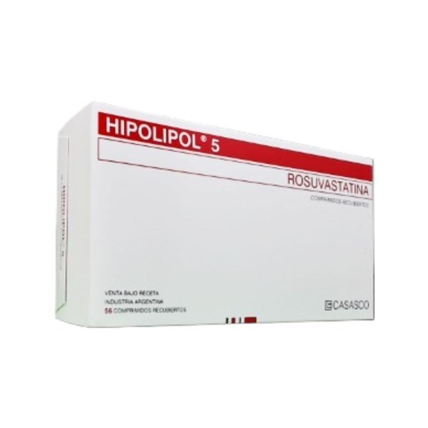 Casasco Hipolipol Rosuvastatina 5 Mg x 56 Comp Recubiertos #1