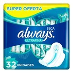 Always Toallitas Femeninas Secas Ultrafina (32 Unidades) #1