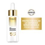 Protector Solar L'oréal Paris Uv Defender Sérum Invisible Fps 50+ 30 ml #9
