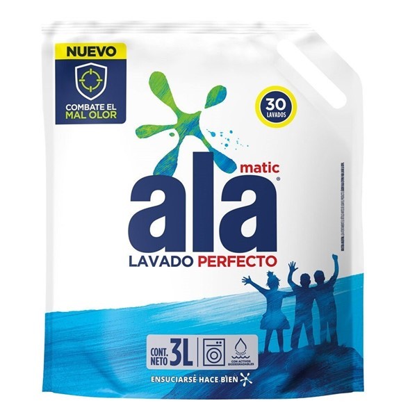 Ala Jabon Liquido Baja Espuma 3 Litros alt