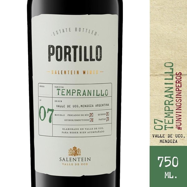 Vino Portillo Tempranillo 750 Ml