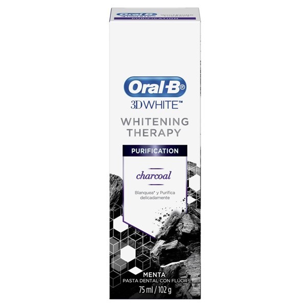 Oral B Crema Dental 3D White Therapy Charcoal 102 gr alt