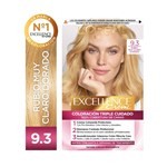Excellence Kit de Coloración Permanente Creme Tono 9.3 Rubio Muy Claro Dorado #1