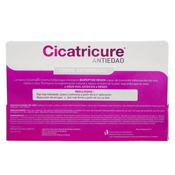 Cicatricure Crema Antiedad Con Biopeptide Regen 60 gr alt