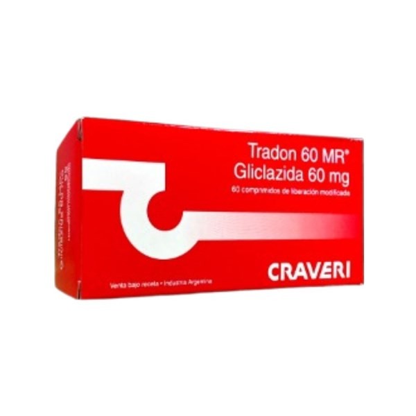 Craveri Tradon Gliclazida 60 Mg x 60 Comp #1