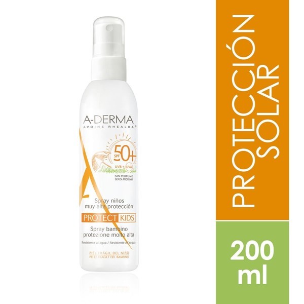 Aderma Protector Solar en Spray Fps50+ Niños 200 ml #1