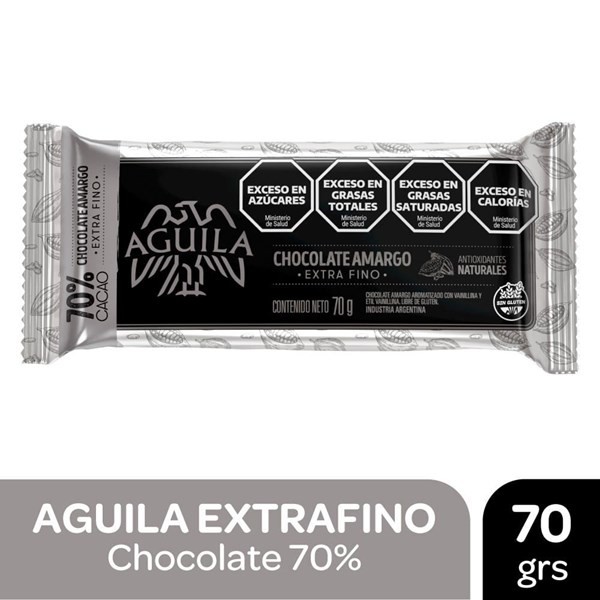 Tableta de Chocolate Aguila 70% Cacao 70 g #1