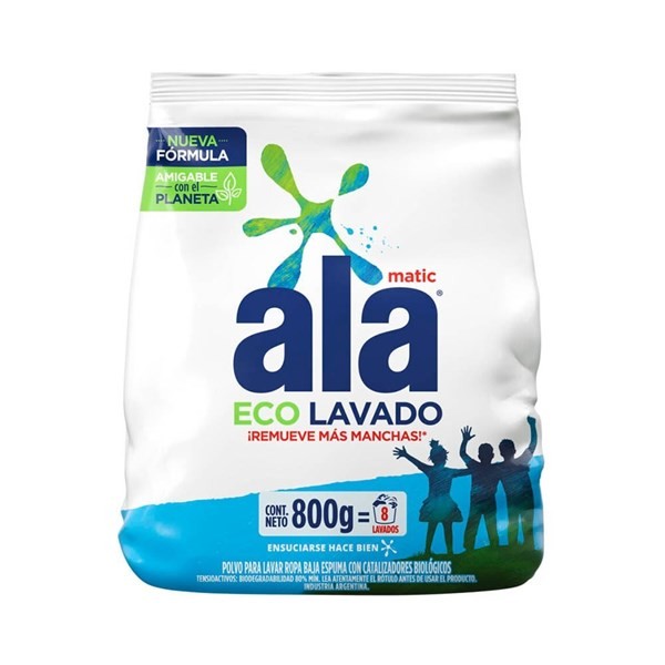 Jabón en Polvo Ala Matic Con Perlas Suavizantes 800 g #1 Jabón en Polvo Ala Matic Con Perlas Suavizantes 800 g #1